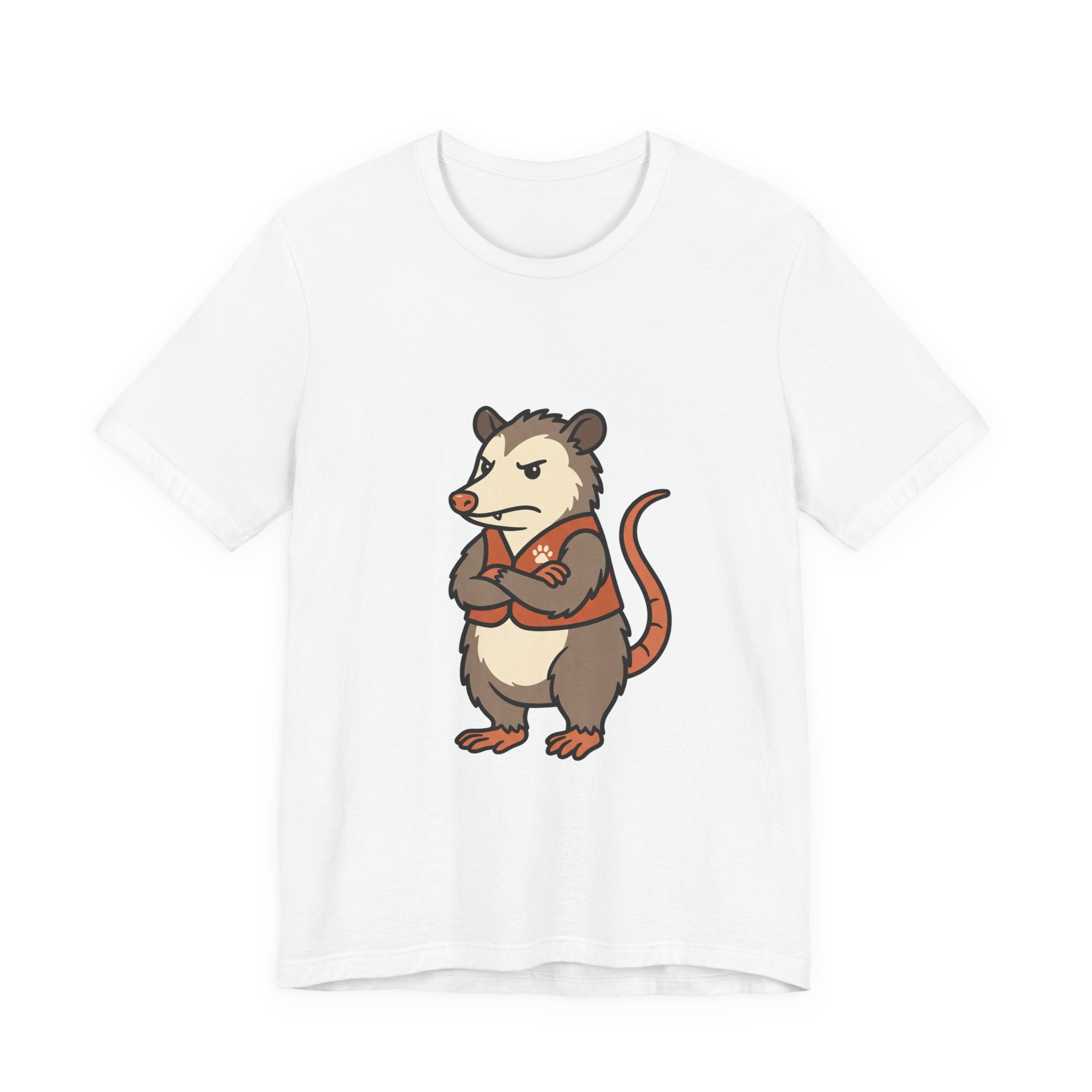 Emotional Support Animal Off Duty Shirt - Funny Possum Meme Tee for Anxiety