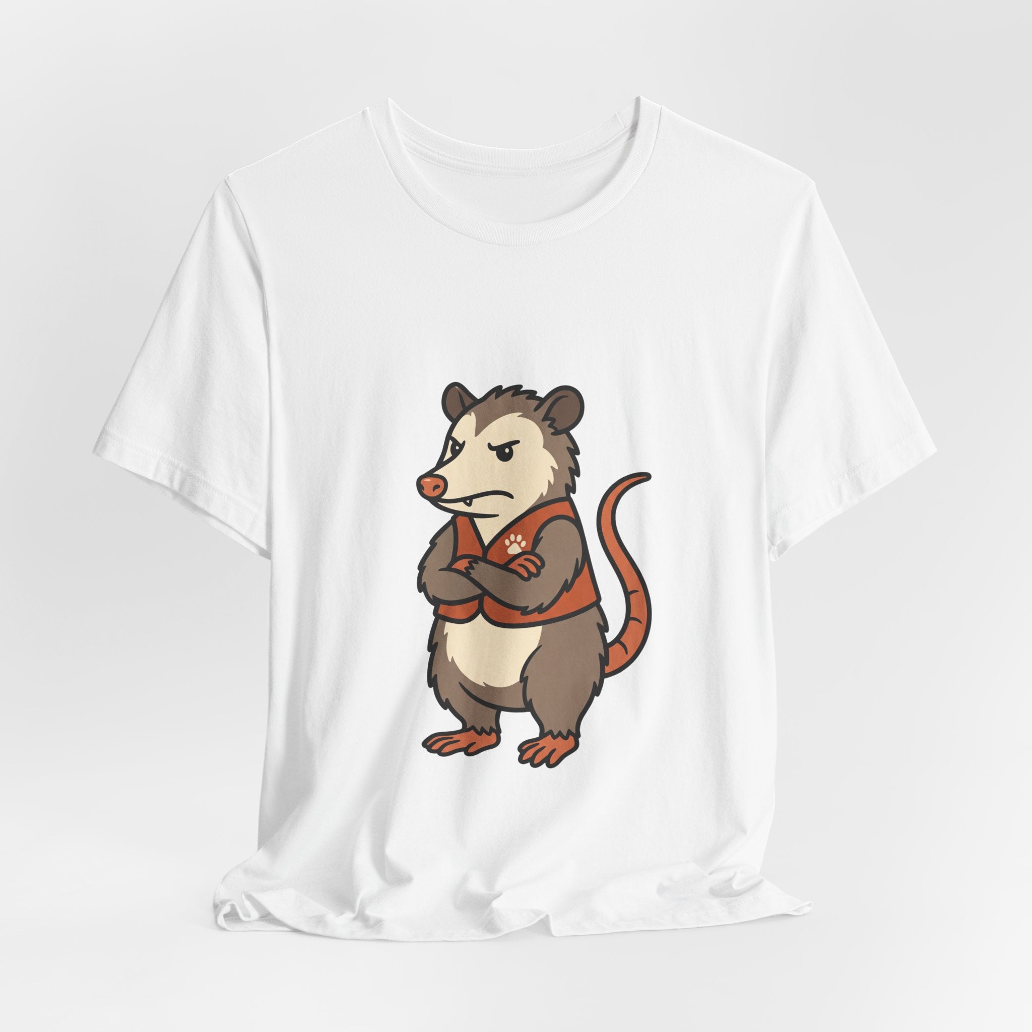 Emotional Support Animal Off Duty Shirt - Funny Possum Meme Tee for Anxiety
